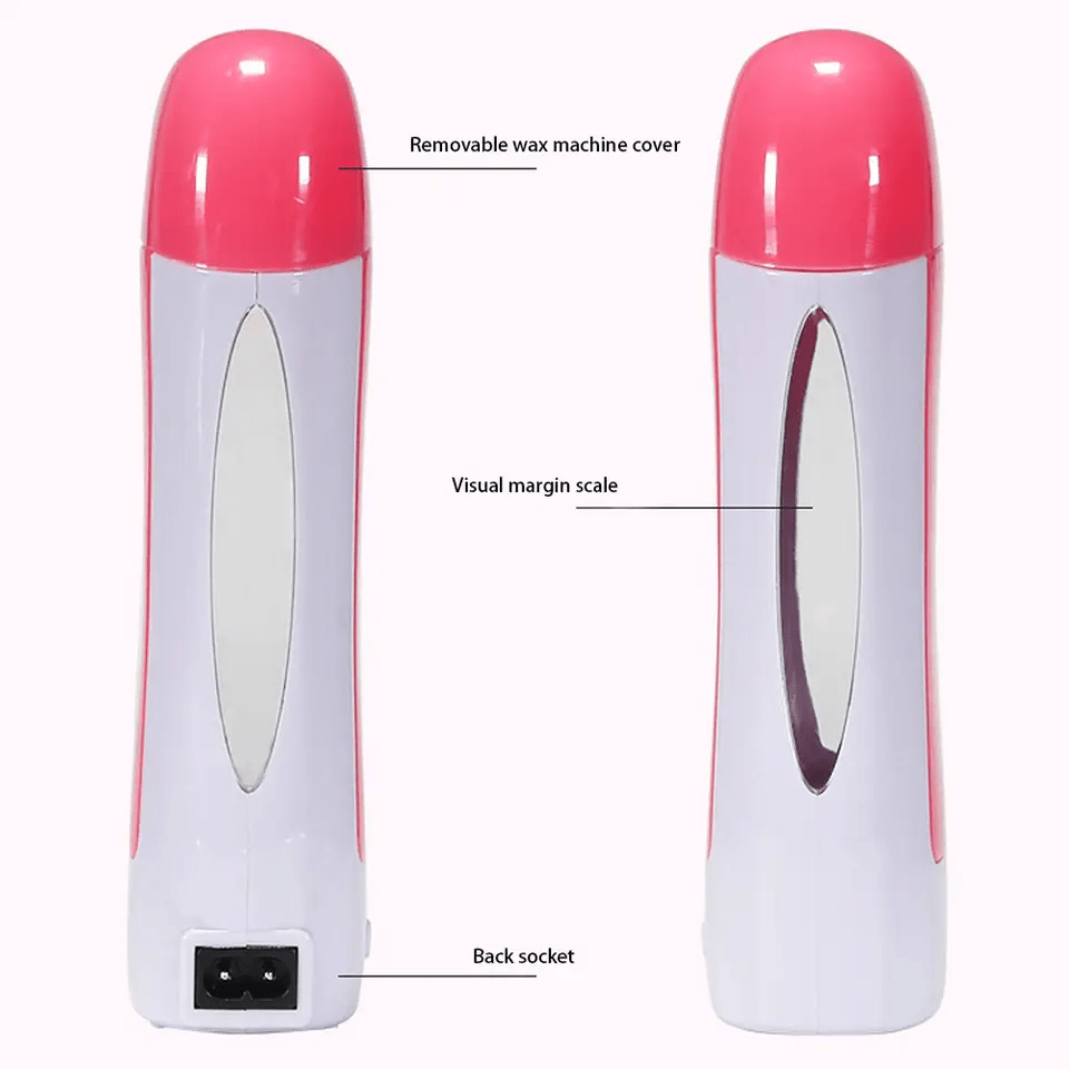 3-in-1 Wax Heater Machine for Hair Removal – Cartridge Warmer with Epilator and Strips