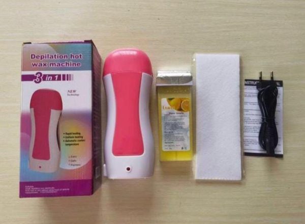 3-in-1 Wax Heater Machine for Hair Removal – Cartridge Warmer with Epilator and Strips