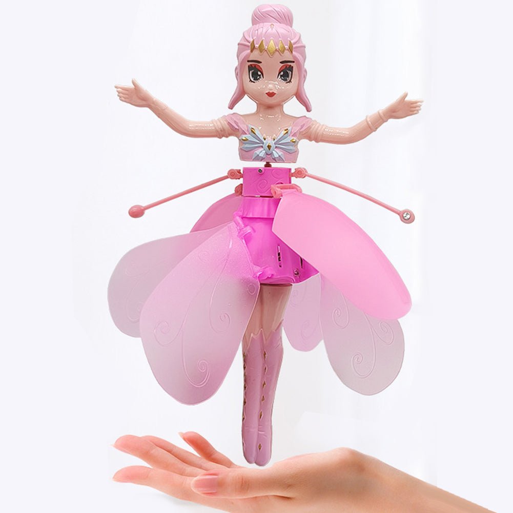 Flying Fairy Princess Doll – Hand Sensor Rechargeable Toy for Girls - One Stop Shop