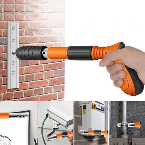Mini Air Nailer Gun – Low Noise Manual Wall Fastening Tool for Home Repair and Woodwork - One Stop Shop
