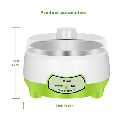 Electric Yogurt Maker with Stainless Steel Tank – Mini DIY Machine for Homemade Yogurt - One Stop Shop