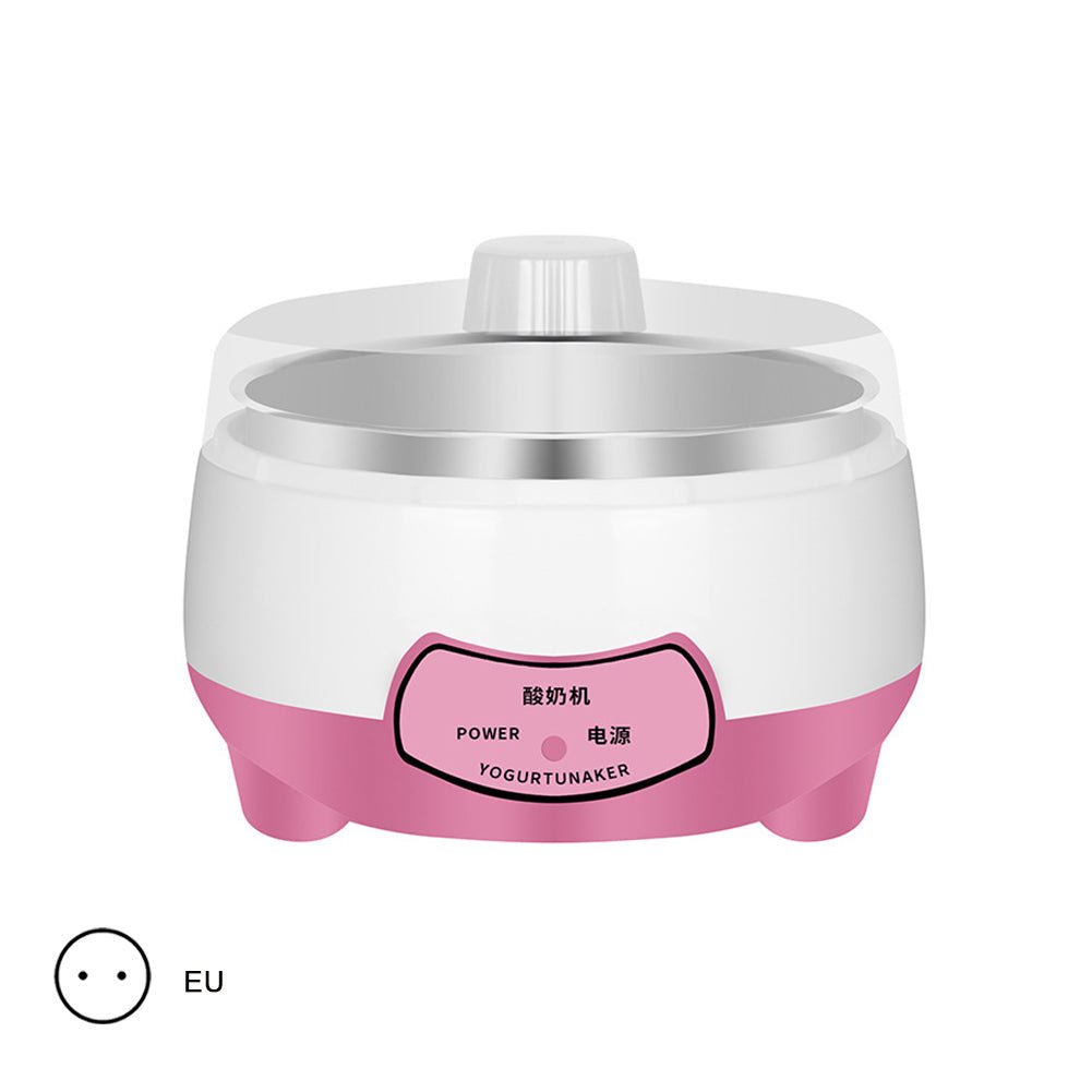 Electric Yogurt Maker with Stainless Steel Tank – Mini DIY Machine for Homemade Yogurt - One Stop Shop
