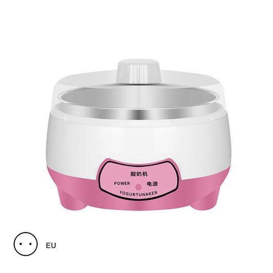 Electric Yogurt Maker with Stainless Steel Tank – Mini DIY Machine for Homemade Yogurt - One Stop Shop