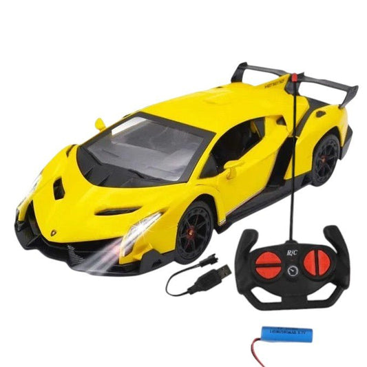 Rechargeable RC Racing Car with LED Lights – Fun Gift for Kids, Boys & Girls- One Stop Shop