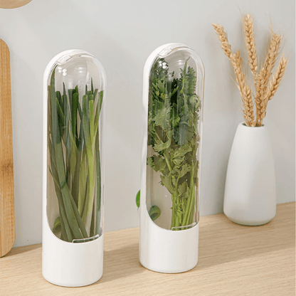 Herb and Vegetable Preserving Bottle – Airtight Fresh Storage for Kitchen Use - One Stop Shop
