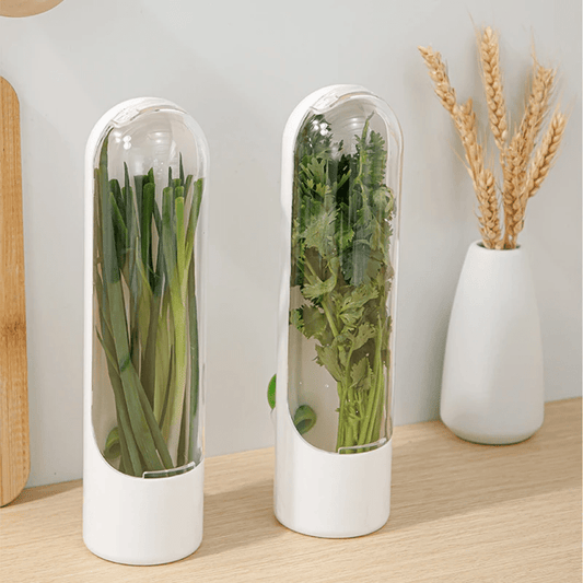 Herb and Vegetable Preserving Bottle – Airtight Fresh Storage for Kitchen Use - One Stop Shop