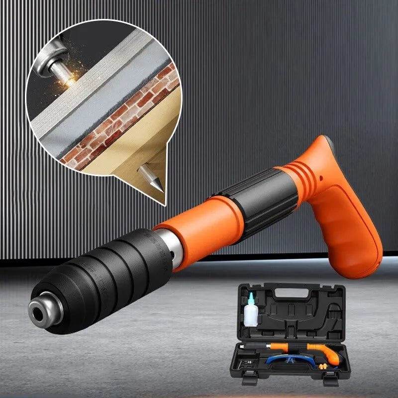 Mini Air Nailer Gun – Low Noise Manual Wall Fastening Tool for Home Repair and Woodwork - One Stop Shop